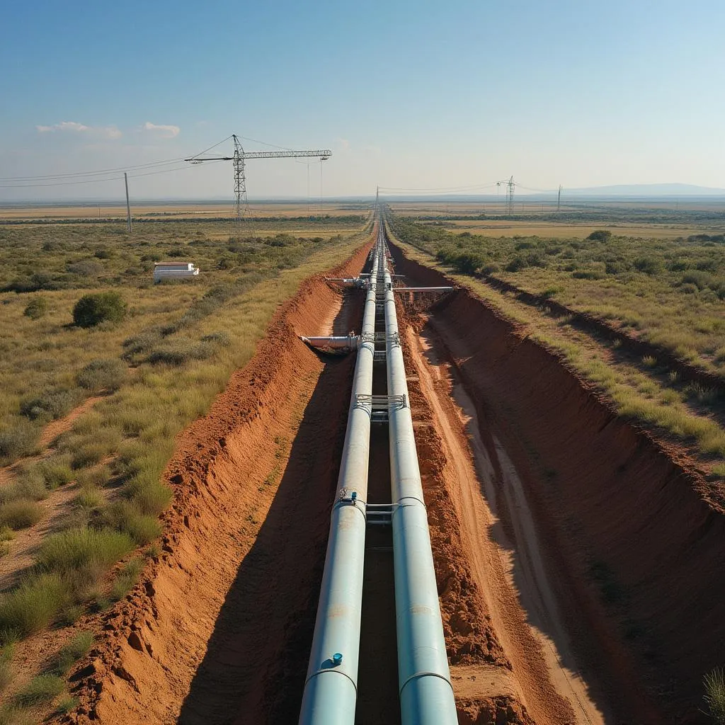 Infraestructura de gasoducto
